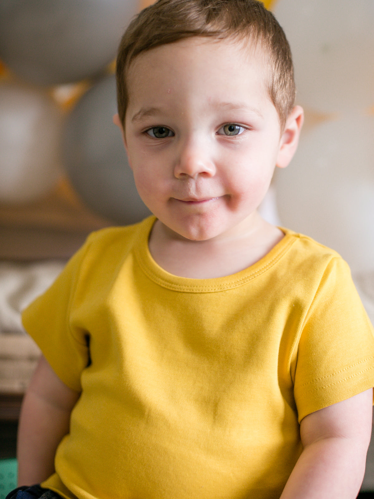 Organic baby and kids tee in solid colors – alternate view 6
