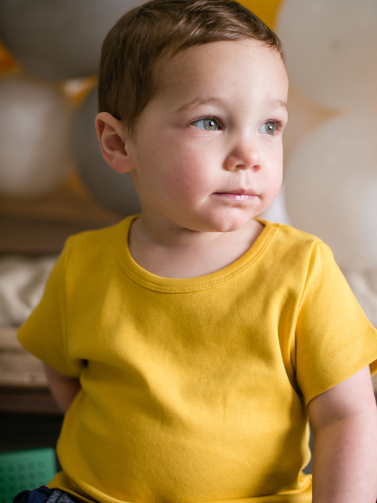 Organic baby and kids tee in solid colors – alternate view 8