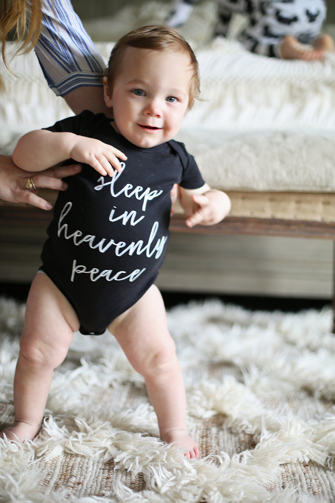 Sleep in Heavenly Peace Organic Baby Bodysuit | GOTS Certified Organic Cotton