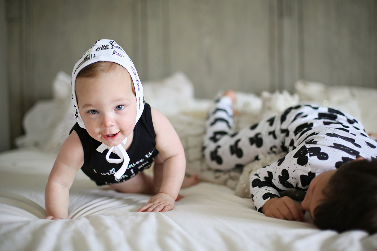 Organic Baby Bonnet | GOTS Certified Organic Cotton | Signature Prints | Sizes 0 to 24 Months