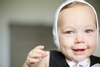 Organic Baby Bonnet | GOTS Certified Organic Cotton | Signature Prints | Sizes 0 to 24 Months