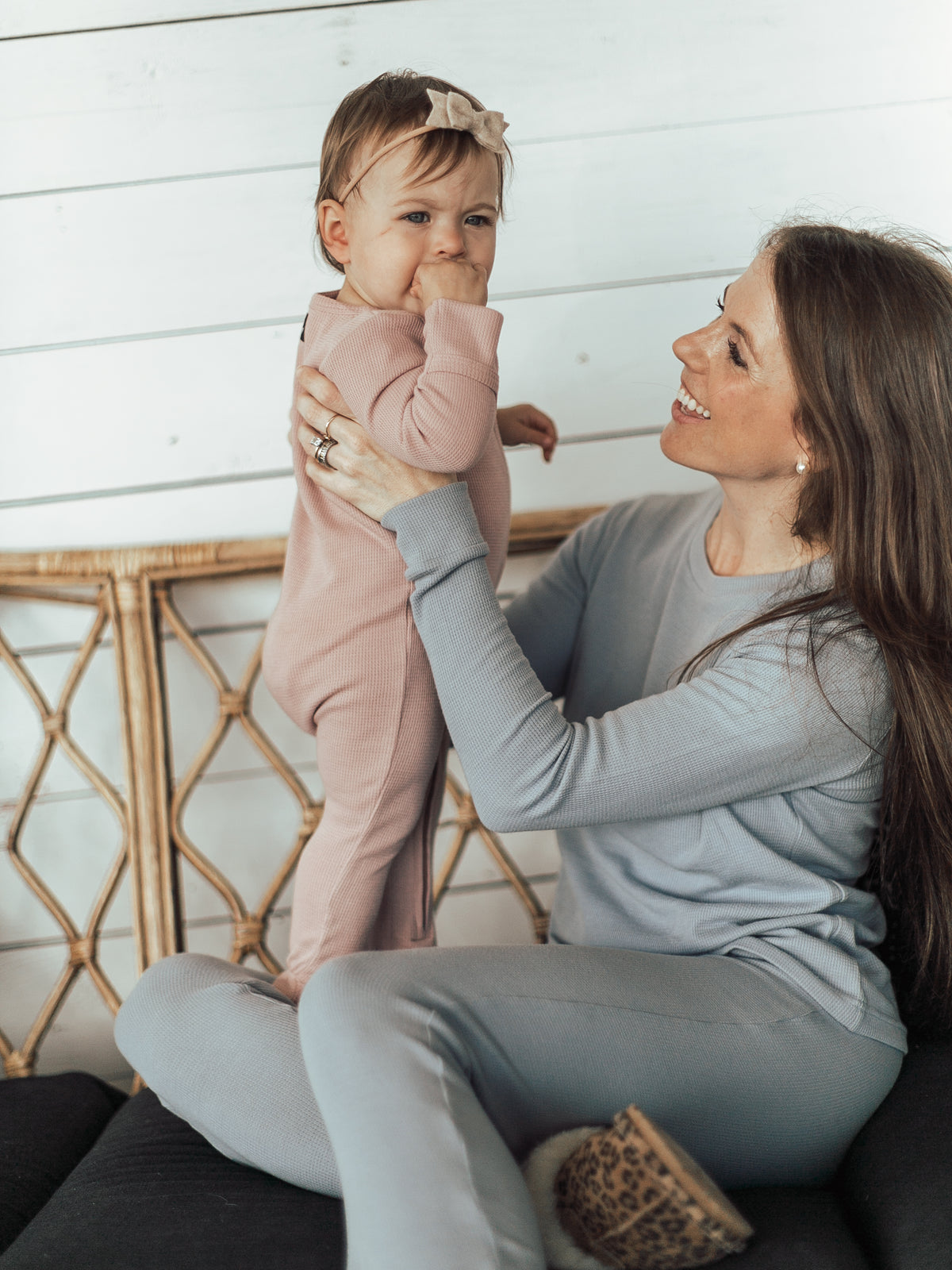 Women's organic cotton thermal pajama set