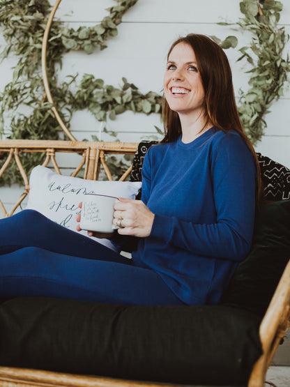 Women's organic cotton thermal pajama set