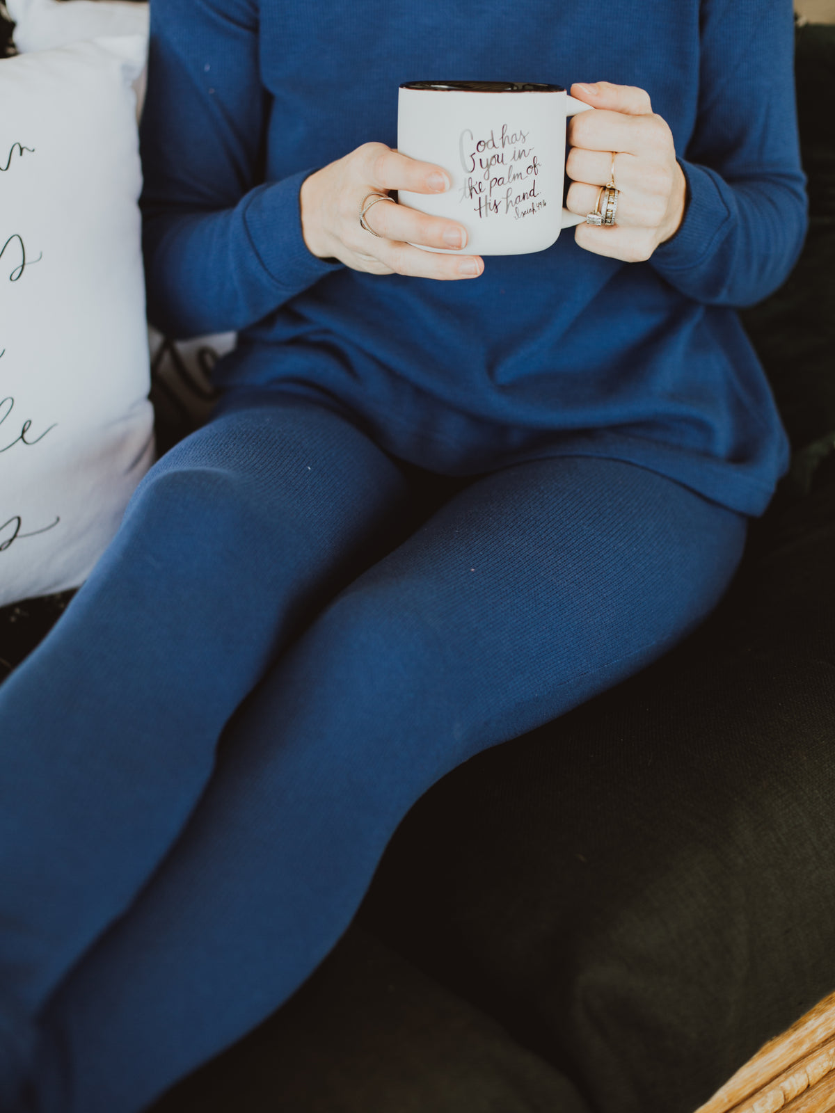 Women's organic cotton thermal pajama set