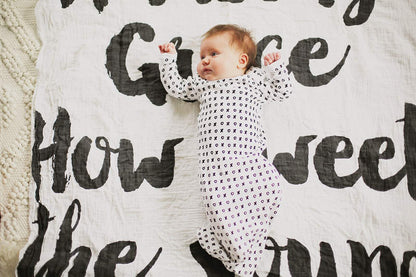 Organic Knot Hat + Gown Set | GOTS Certified Organic Cotton | Signature Prints