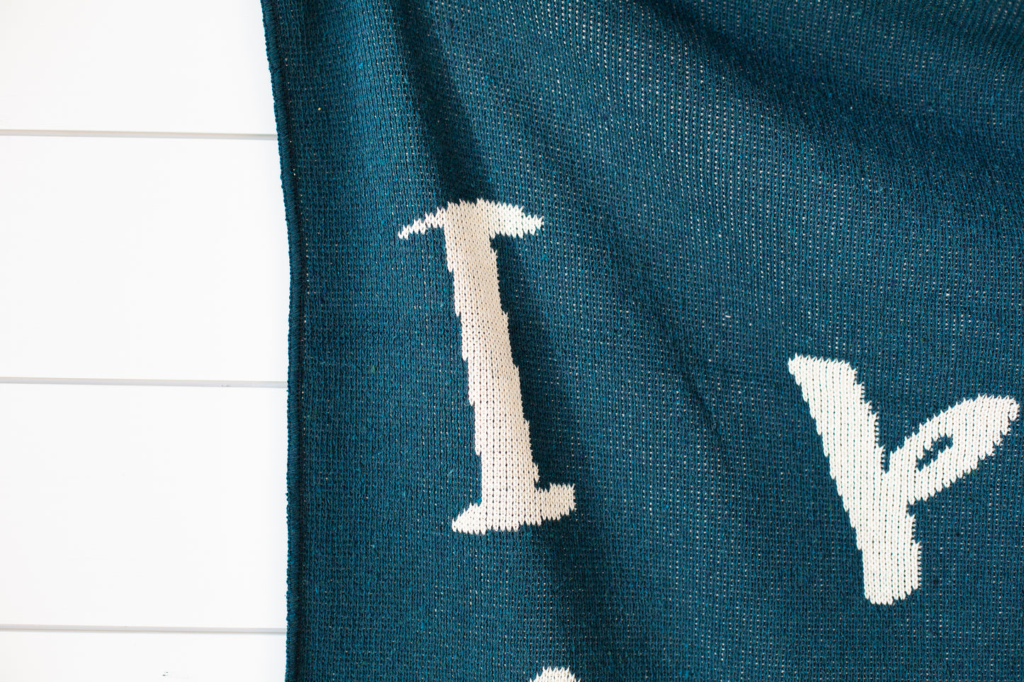 I Prayed for This Child Recycled Cotton Throw Blanket | Made in USA