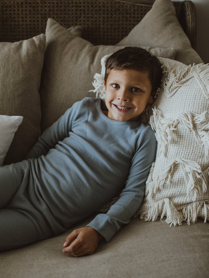 Organic Thermal Baby + Kids Pajama Set | Tradewinds