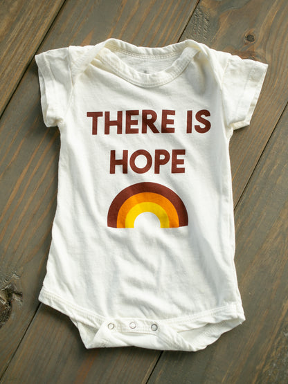 There Is Hope Organic Short Sleeve Bodysuit, product image 2
