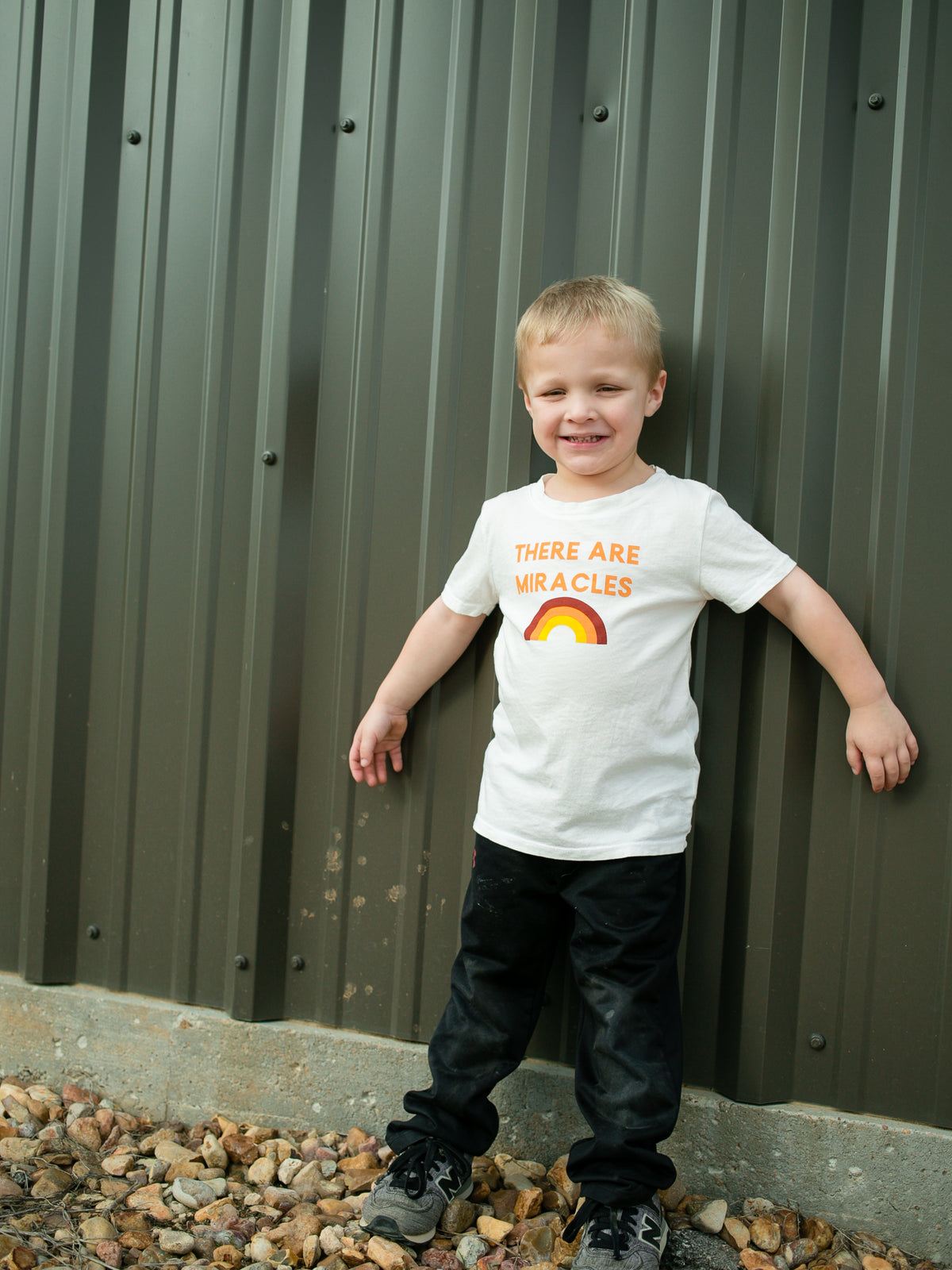 There are miracles Kid's Crewneck Tee