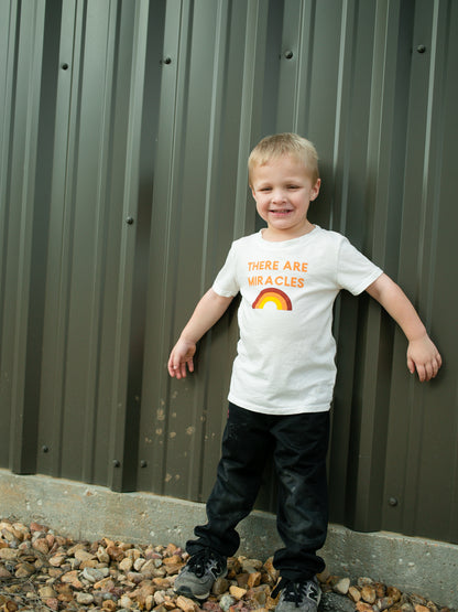 There are miracles Kid's Crewneck Tee
