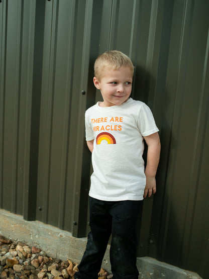 There are miracles Kid's Crewneck Tee