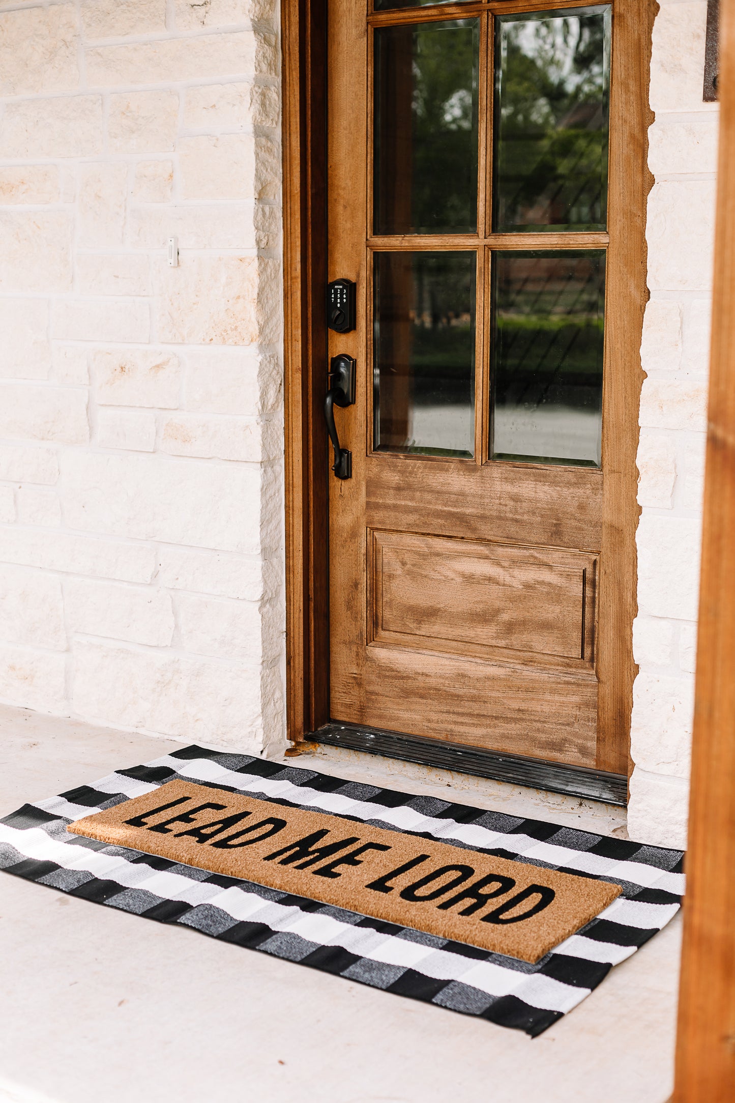 XL Christian Doormat | Lead Me Lord | Coconut Coir