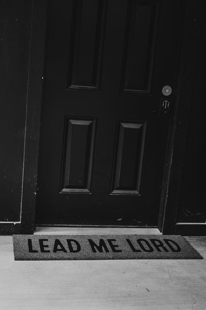 XL Christian Doormat | Lead Me Lord | Coconut Coir
