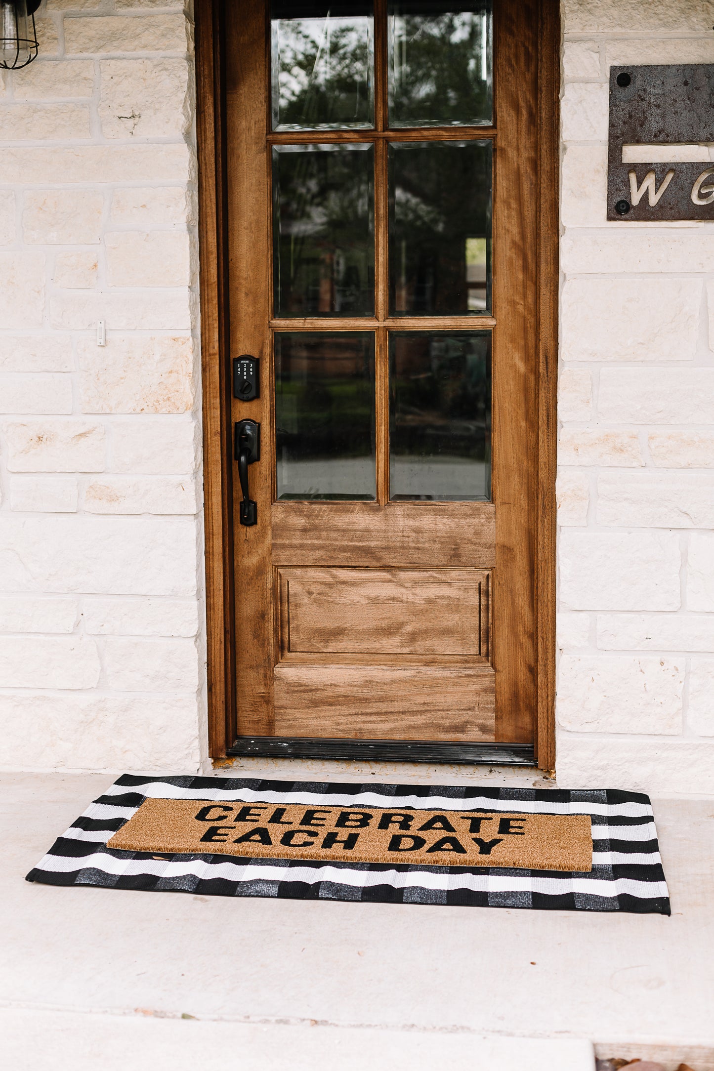 XL Doormat | Celebrate Each Day | Coconut Coir
