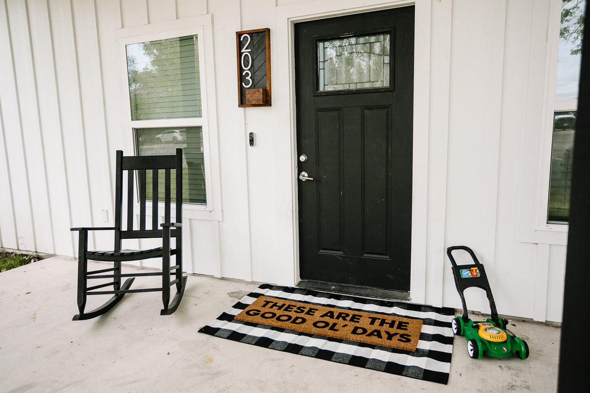 XL Doormat | These are the good ol' days