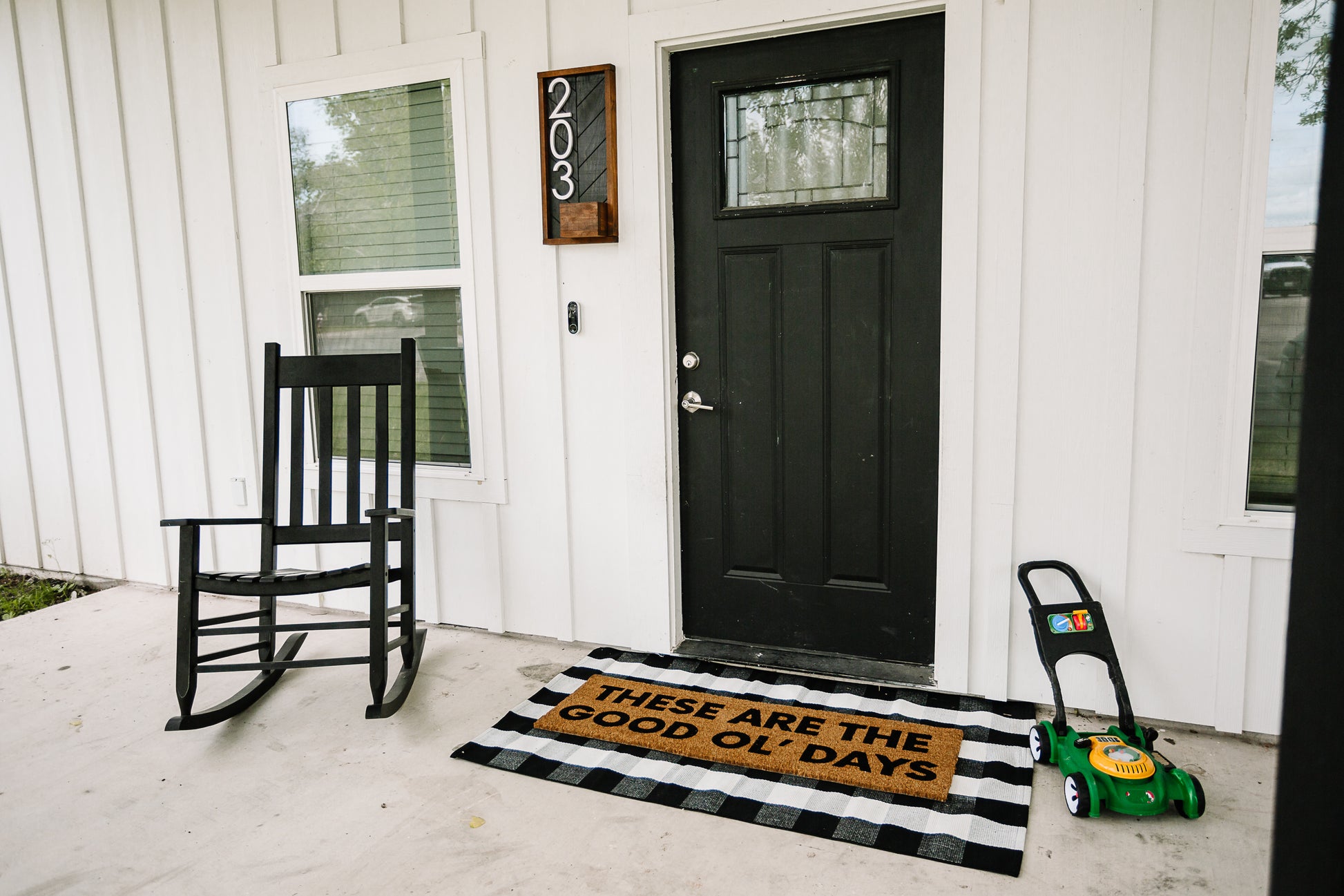 XL Doormat | These are the good ol' days