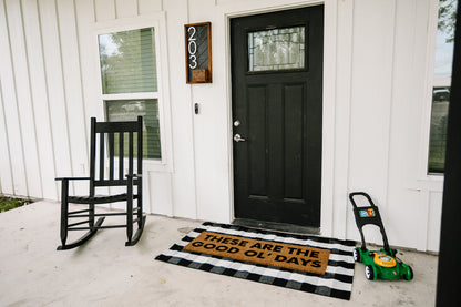 XL Doormat | These are the good ol' days