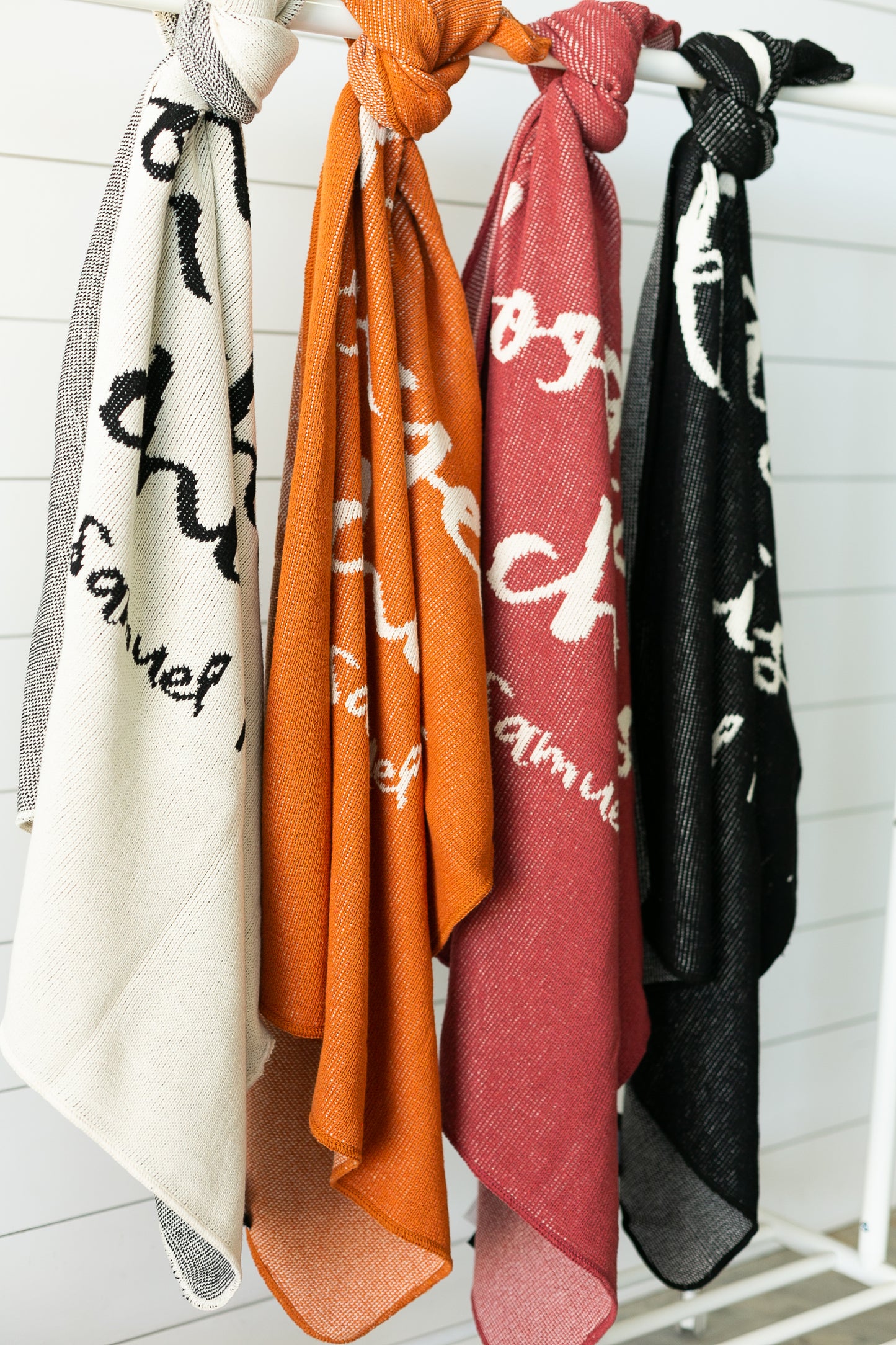 I Prayed for This Child Recycled Cotton Throw Blanket | Made in USA