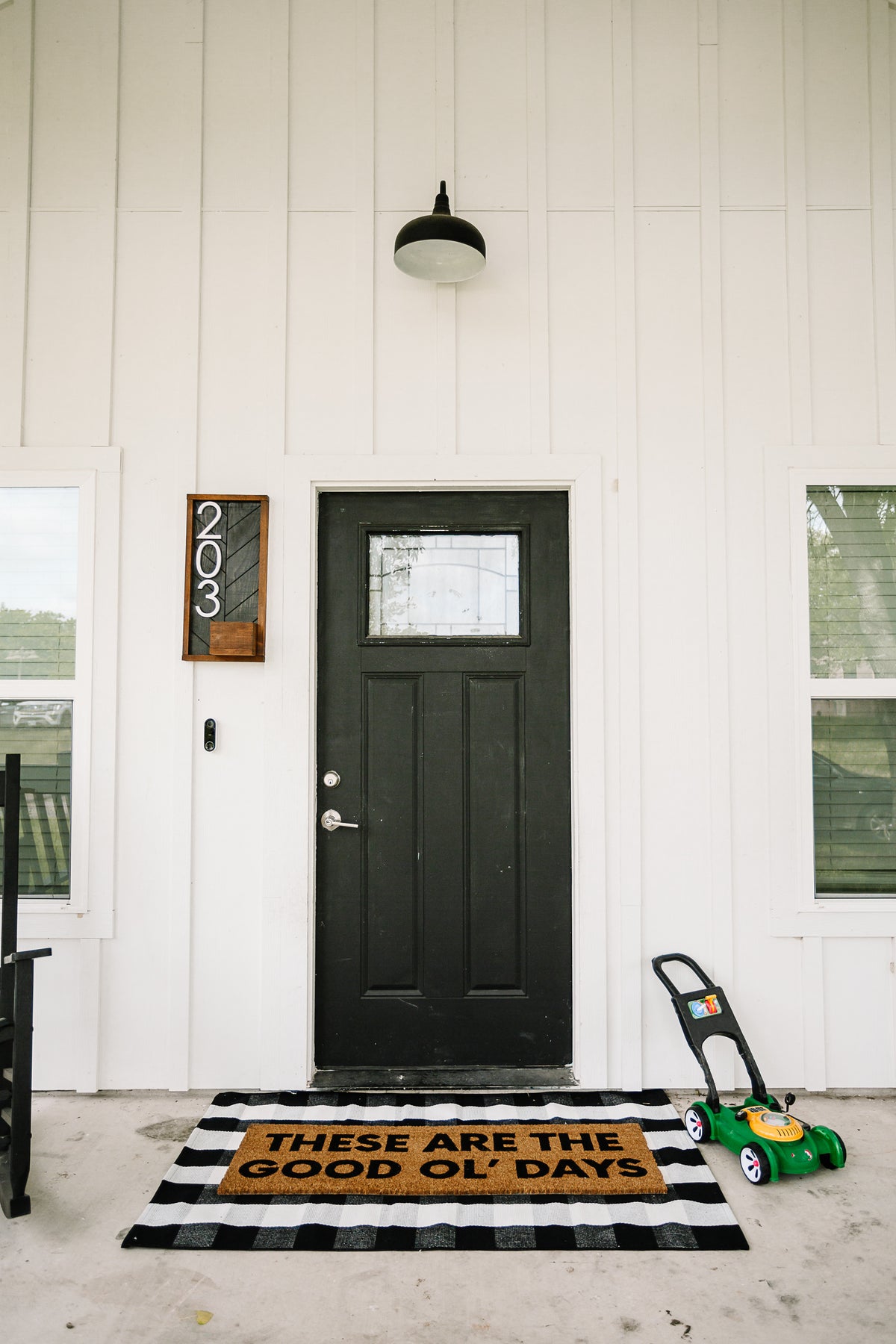 XL Doormat | These are the good ol' days