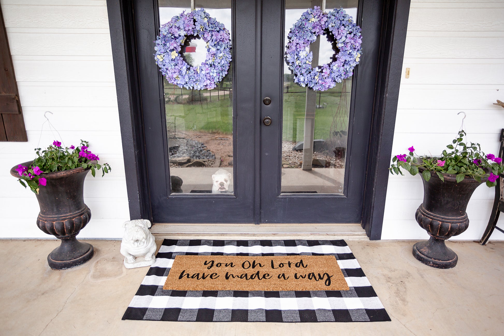 XL Christian Doormat | You, O Lord, Have Made a Way | Coconut Coir