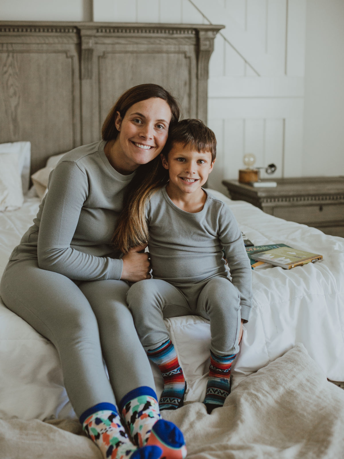 Women's organic cotton thermal pajama set