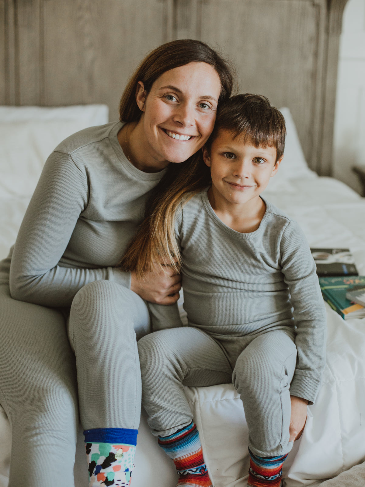 Women's organic cotton thermal pajama set