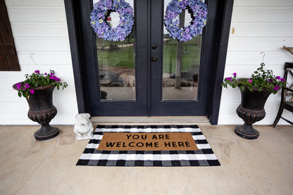 XL Doormat | You Are Welcome Here | Coconut Coir