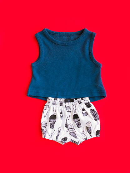 Organic Kids Tank | GOTS Certified Organic Cotton | Solid Colors