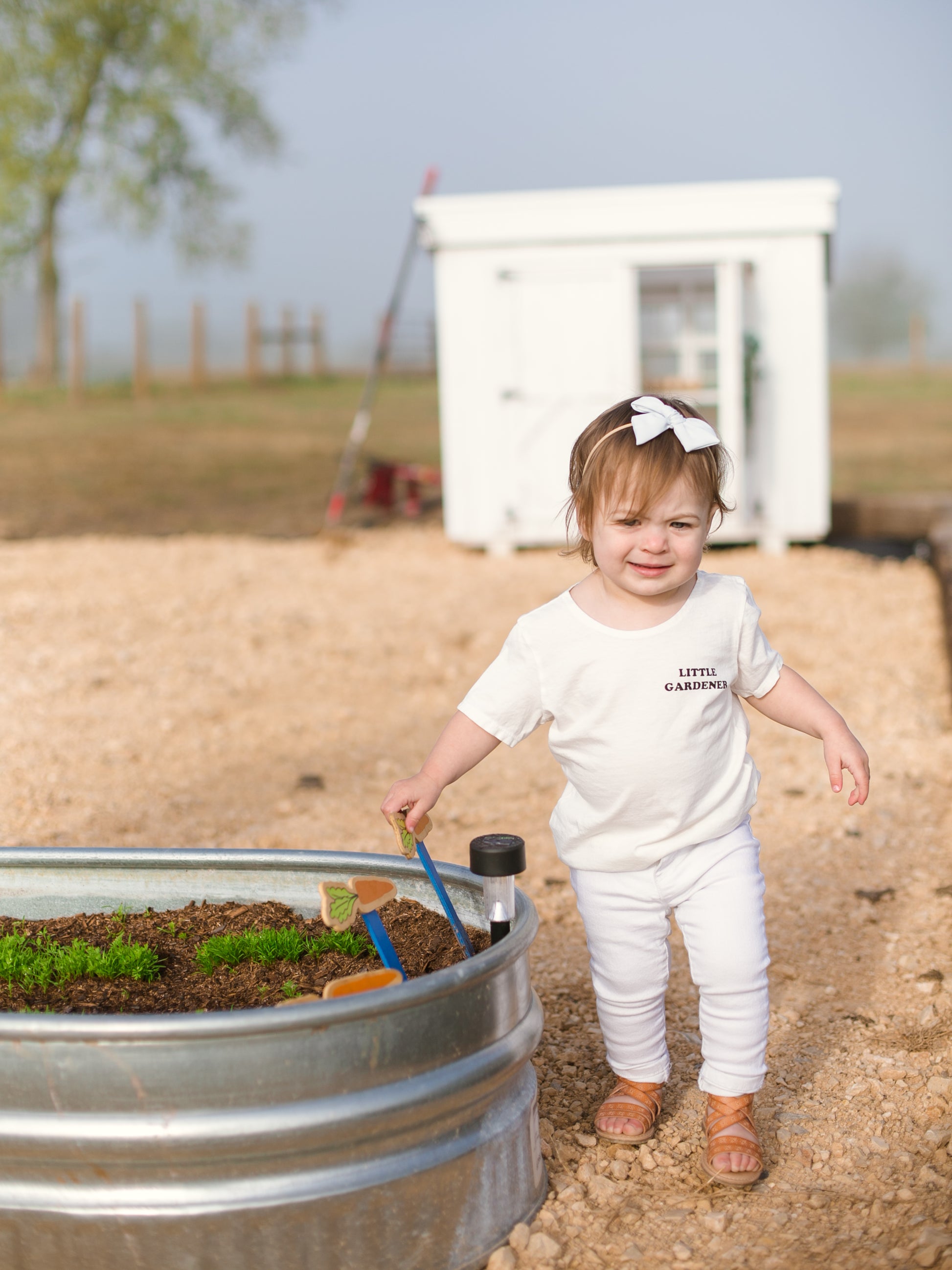 Little Gardener Kid Scoop Neck Tee