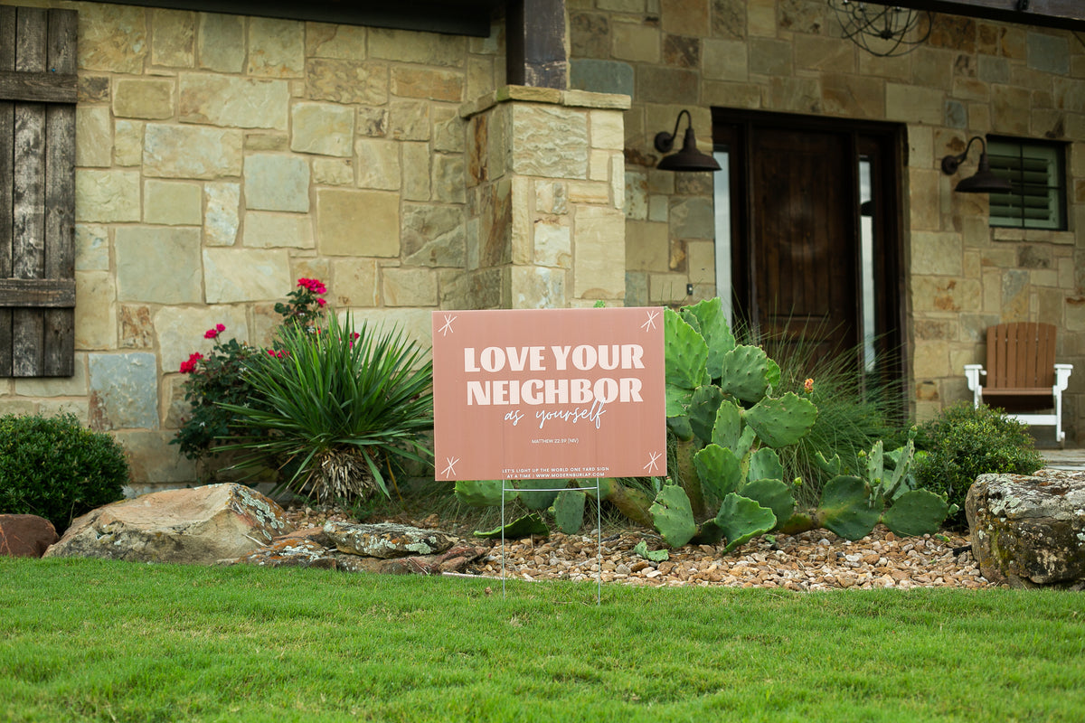 Yard Sign - Love Your Neighbor, product image 8