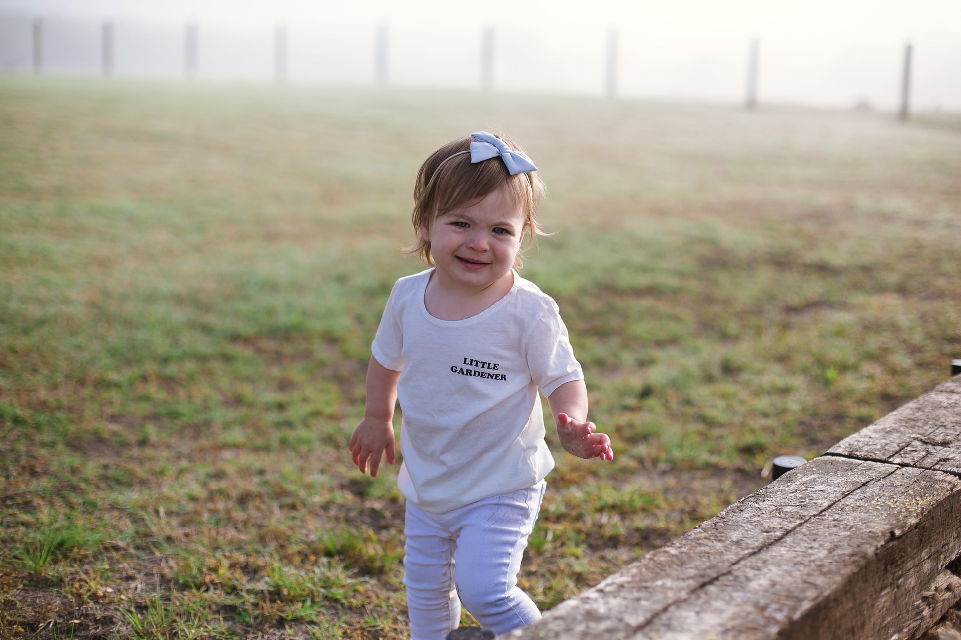 Little Gardener Kid Scoop Neck Tee