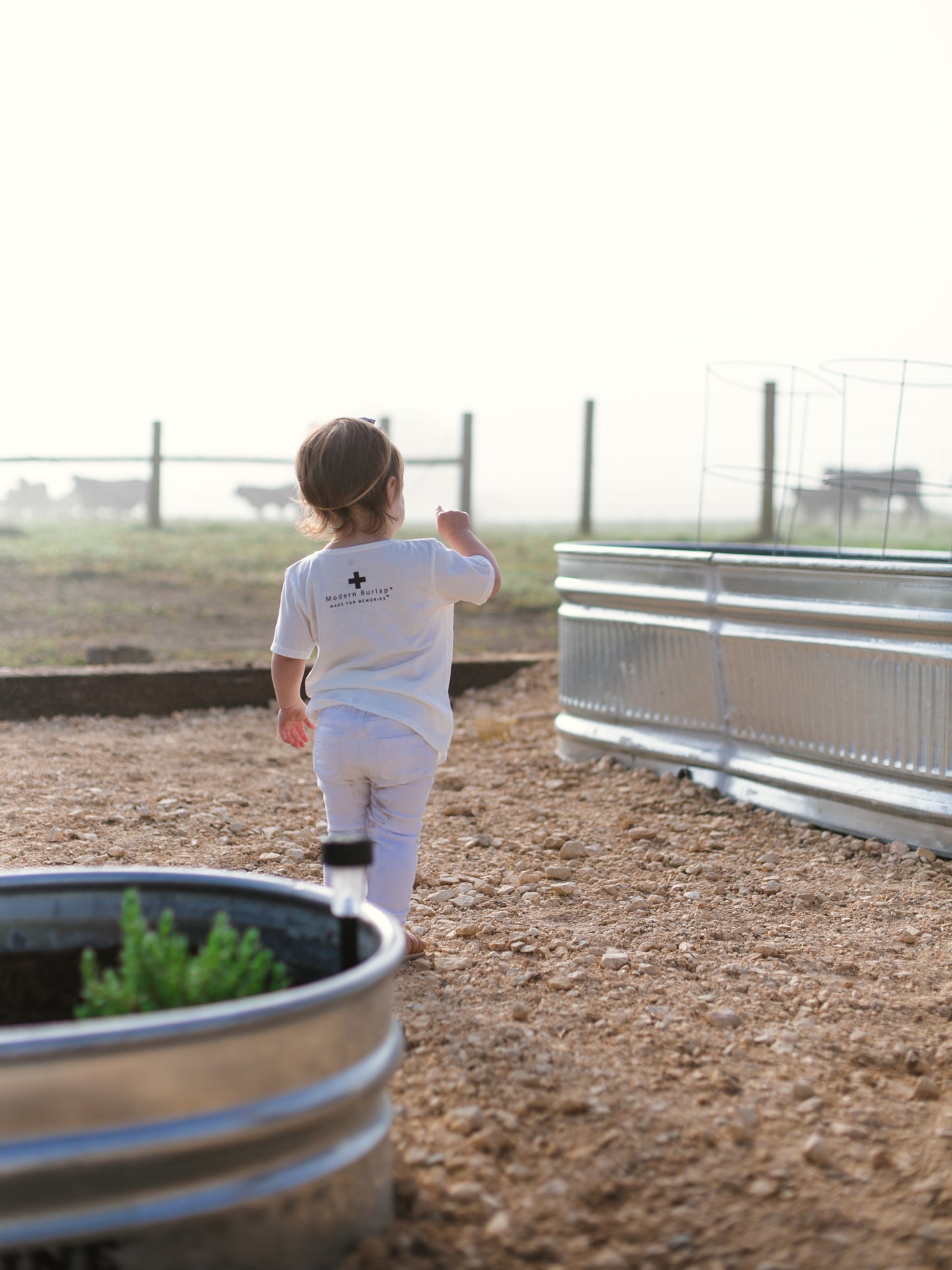 Little Gardener Kid Scoop Neck Tee