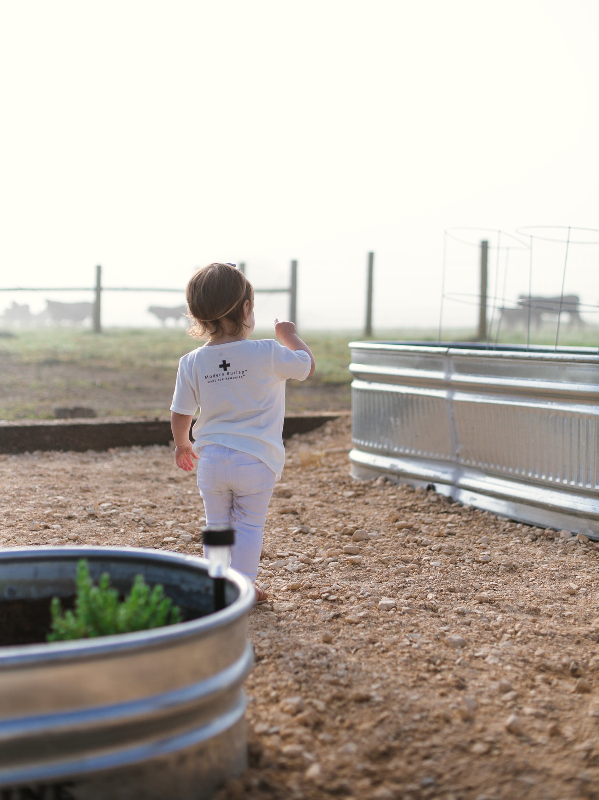 Little Gardener Kid Scoop Neck Tee