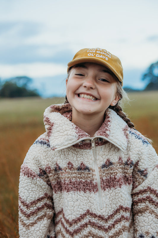 These Are the Good Ol' Days Baseball Cap | Child Size | Modern Burlap