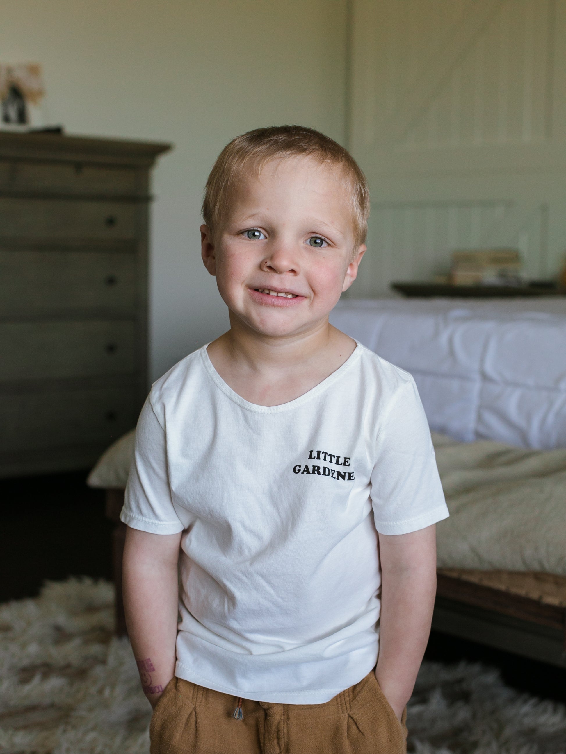 Little Gardener Kid Scoop Neck Tee