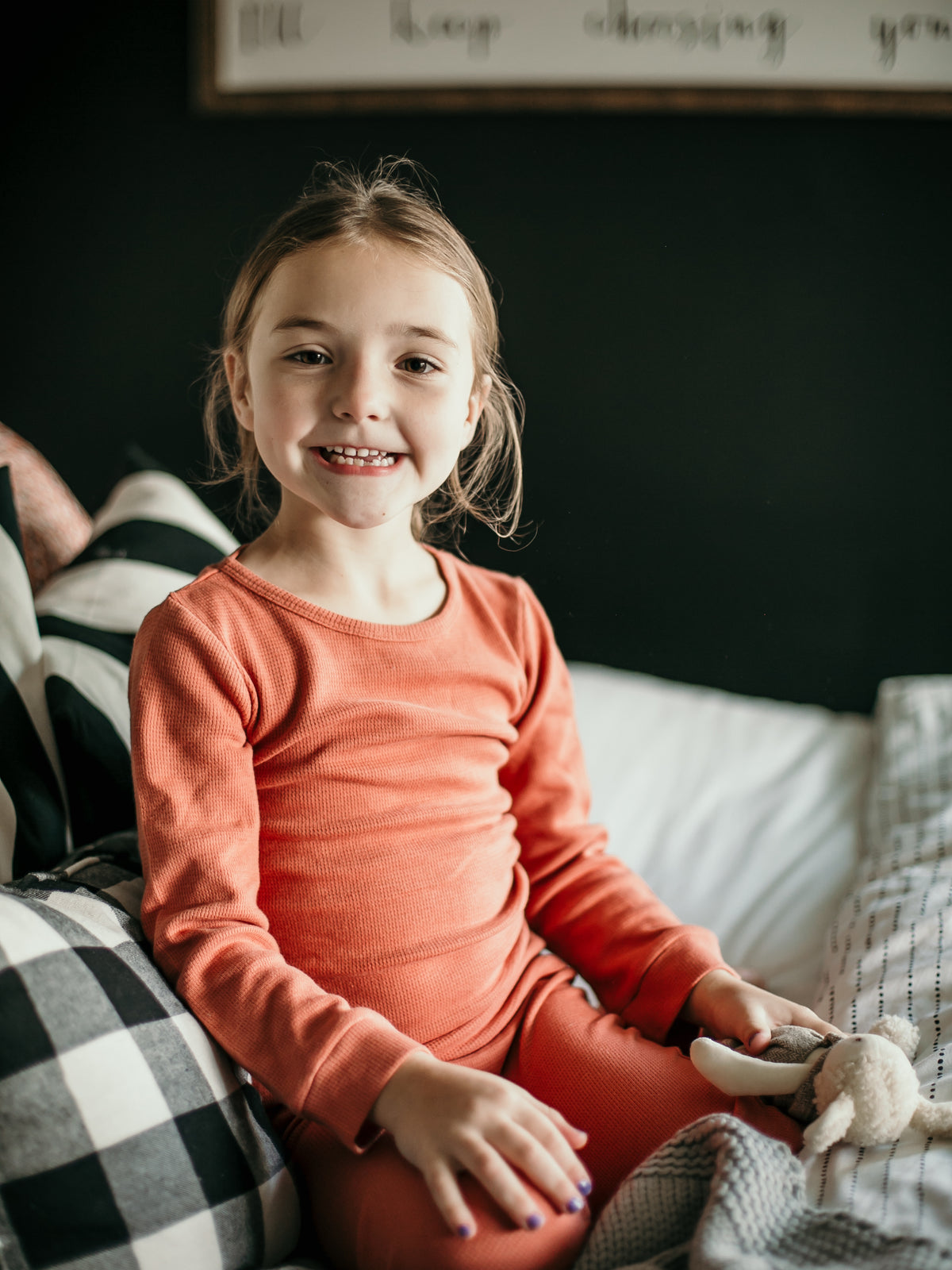 Organic Thermal Baby + Kids Pajama Set | Aragon