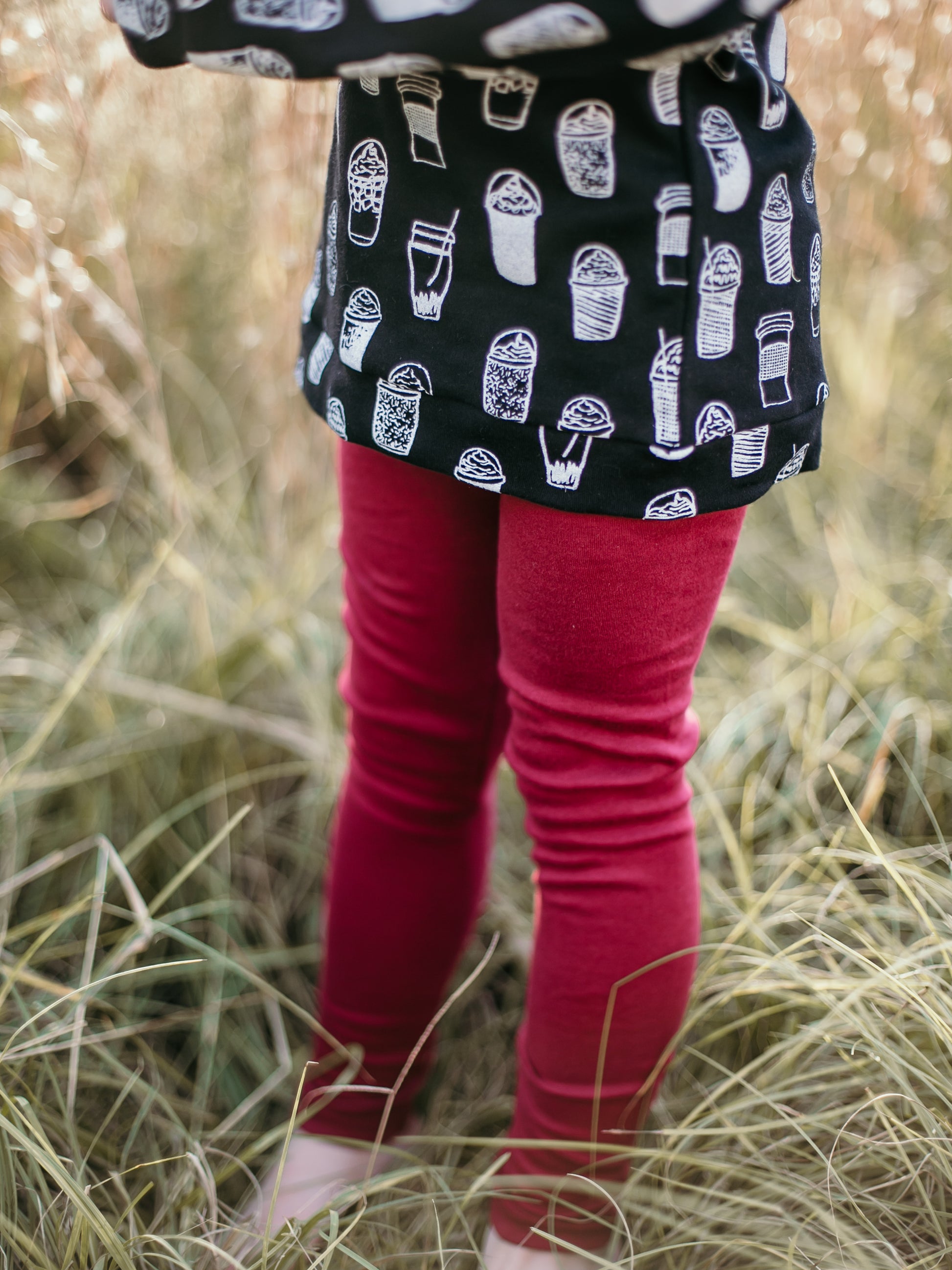 Organic Kids Leggings | GOTS Certified Organic Cotton | Solid Colors