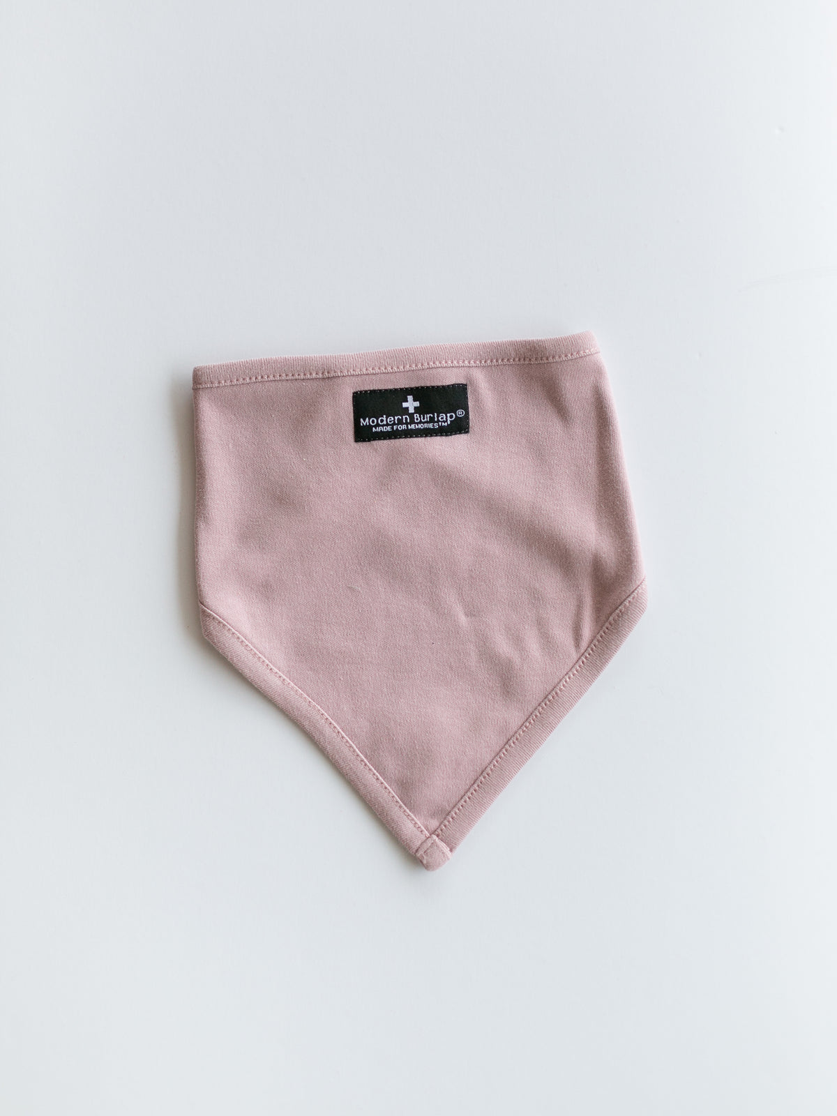 Mauve Organic Bibdana — product photograph.