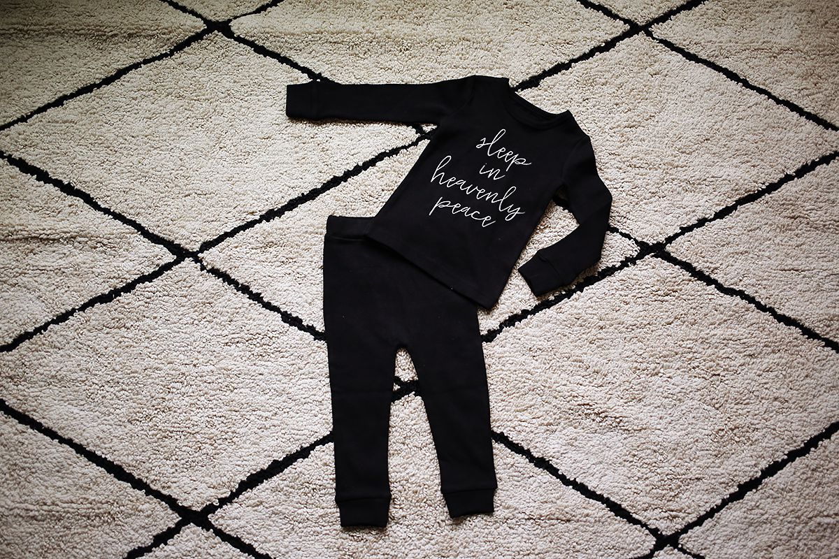 Organic Baby + Kids Pajama Set | Sleep in Heavenly Peace — Pajama set laid flat