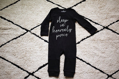 Sleep in Heavenly Peace Organic Button Coverall | GOTS Certified Organic Cotton