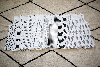 Organic Tank Romper | GOTS Certified Organic Cotton | Signature Prints