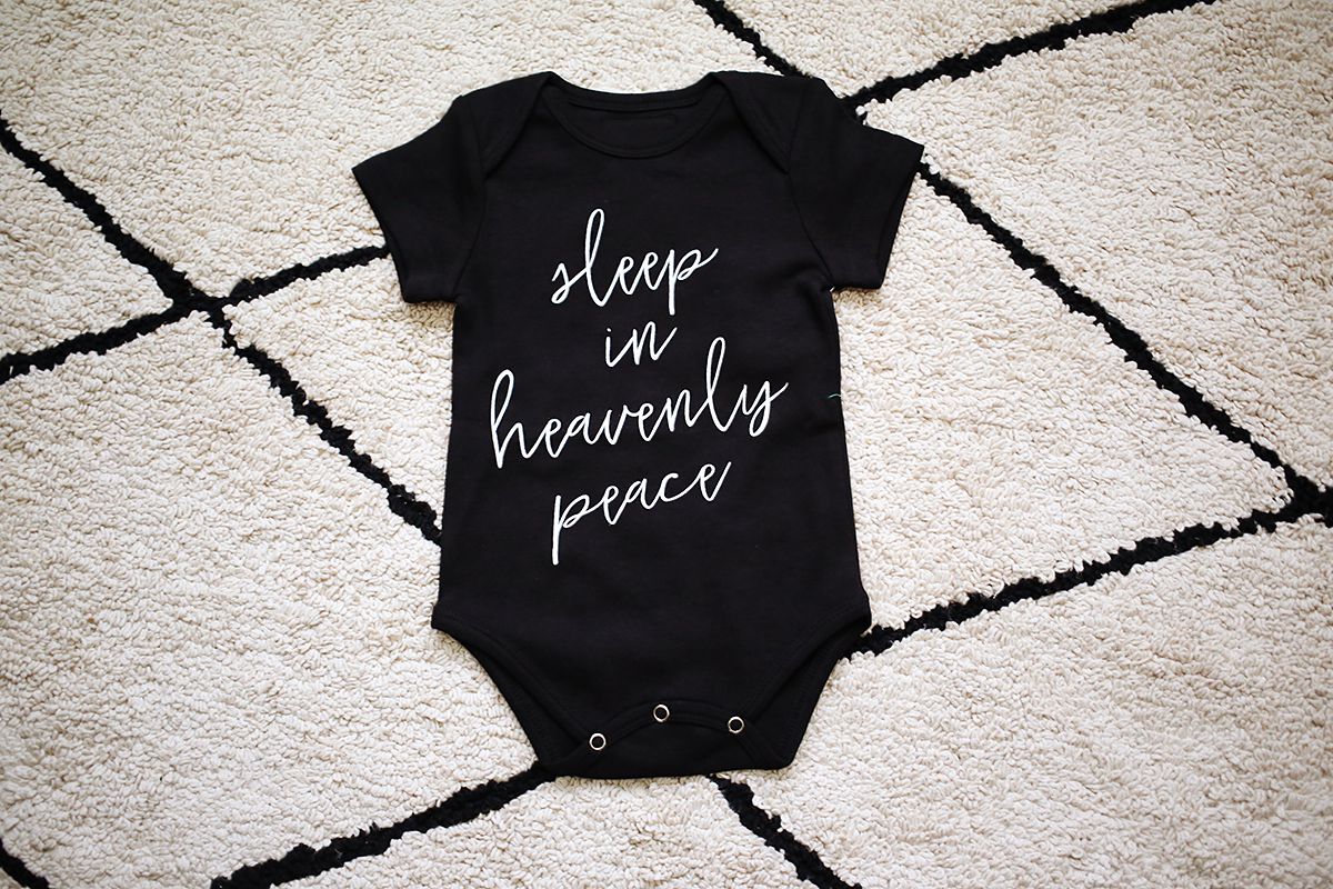 Sleep in Heavenly Peace Organic Baby Bodysuit | GOTS Certified Organic Cotton