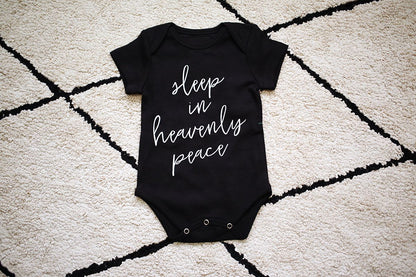 Sleep in Heavenly Peace Organic Baby Bodysuit | GOTS Certified Organic Cotton