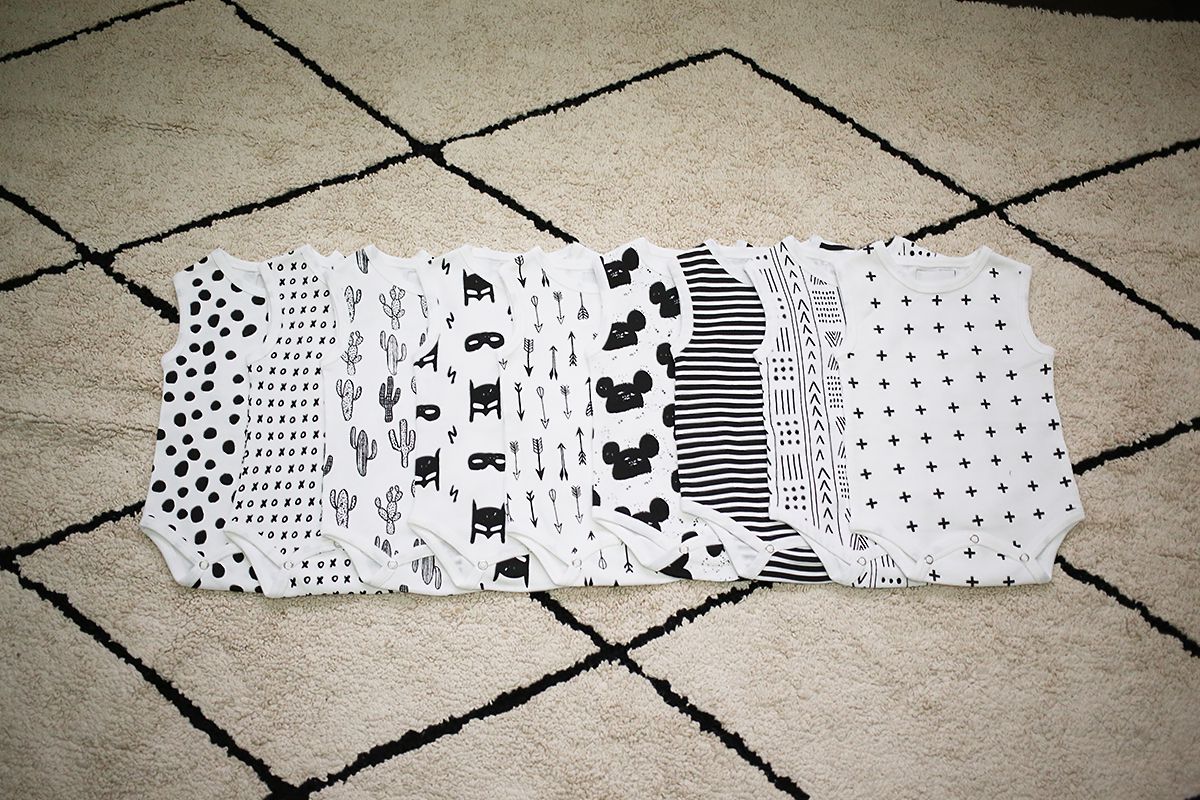 Organic Baby Tank Bodysuit | GOTS Certified Organic Cotton | Signature Prints | Sizes 0 to 24 Months
