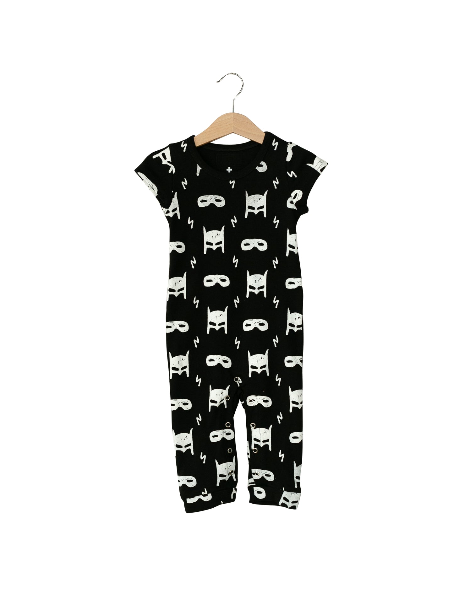 Organic Short Sleeve Explorer Back Jumpsuit | GOTS Certified Organic Cotton | Signature Prints