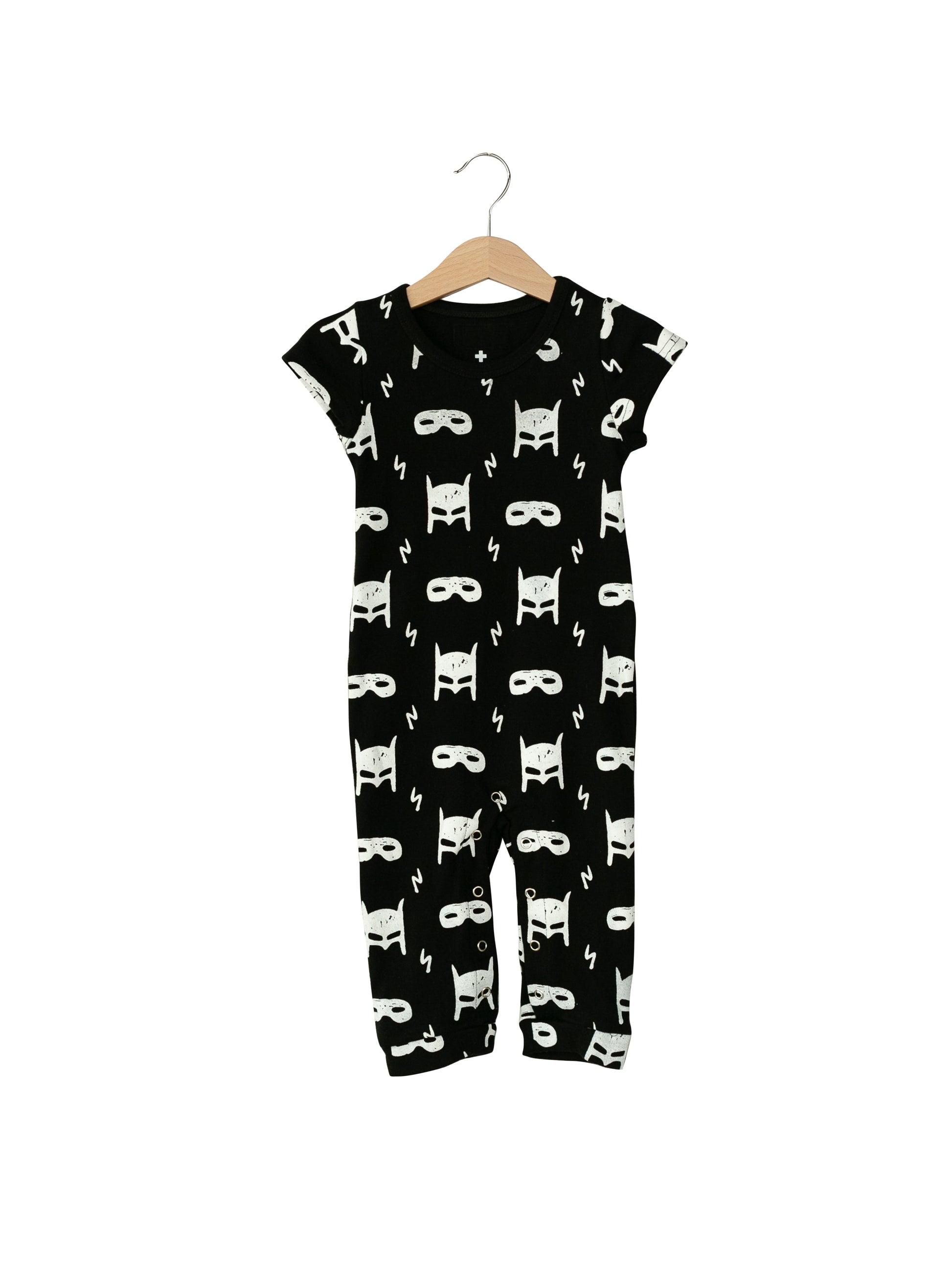 Organic Short Sleeve Explorer Back Jumpsuit | GOTS Certified Organic Cotton | Signature Prints