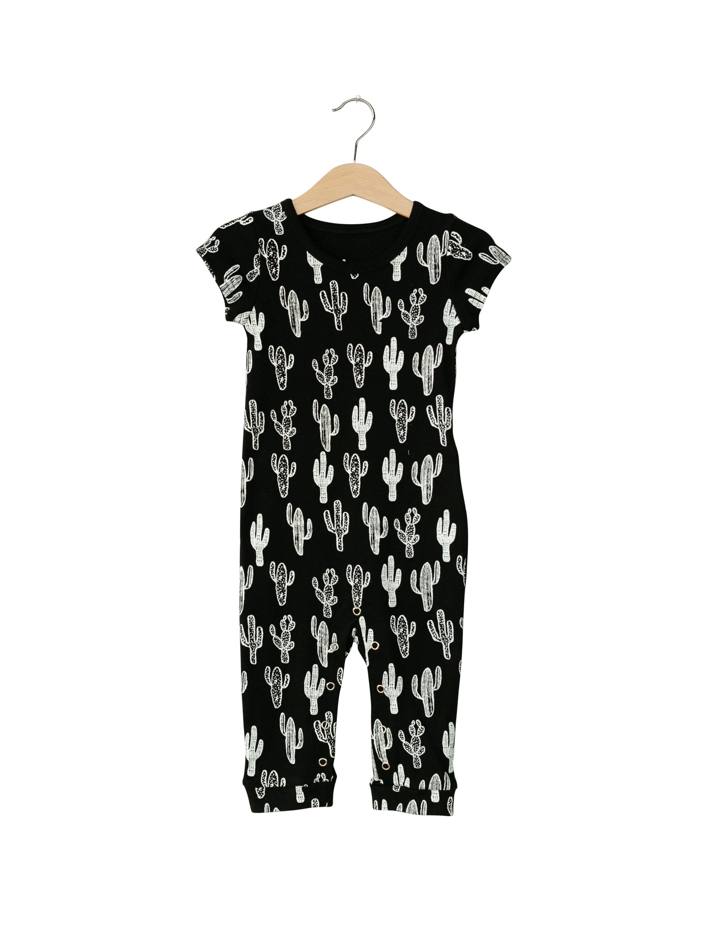 Organic Short Sleeve Explorer Back Jumpsuit | GOTS Certified Organic Cotton | Signature Prints