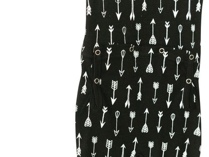 Organic Short Sleeve Explorer Back Jumpsuit | GOTS Certified Organic Cotton | Signature Prints