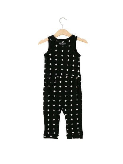Organic Tank Explorer Back Jumpsuit | GOTS Certified Organic Cotton | Signature Prints