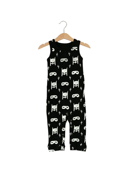 Organic Tank Explorer Back Jumpsuit | GOTS Certified Organic Cotton | Signature Prints